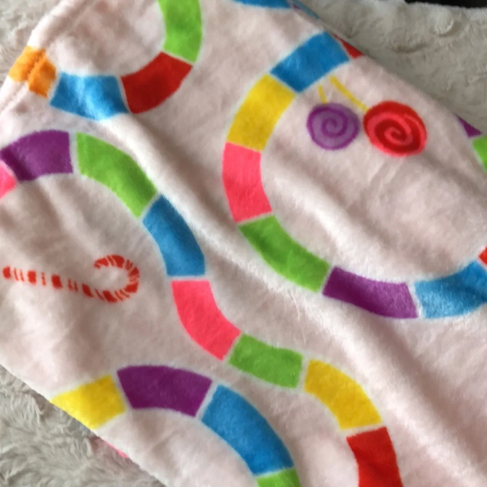 Hasbro Candy Land Plush Throw - Multicolor